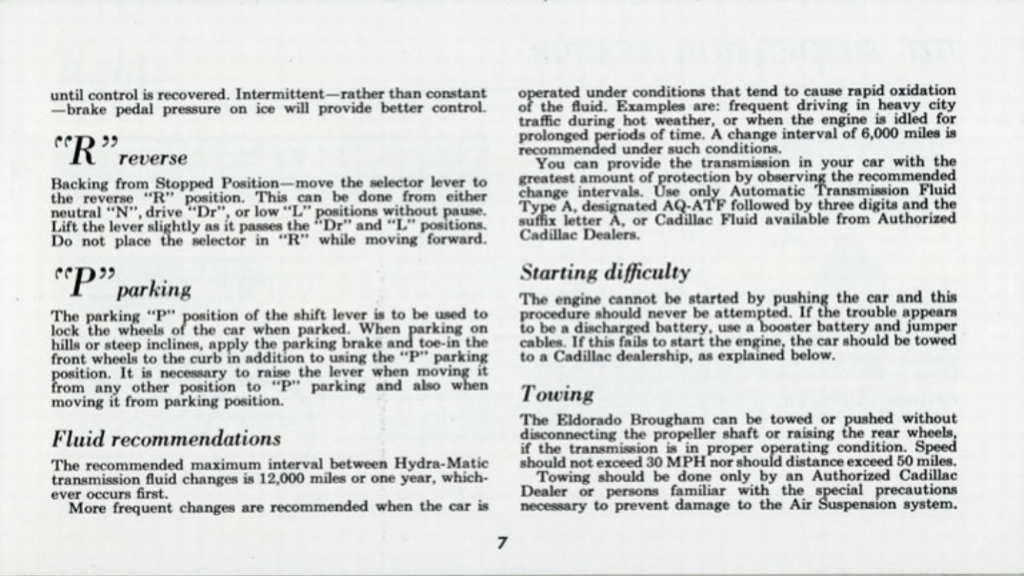 1959 Cadillac Eldorado Owners Manual Page 28